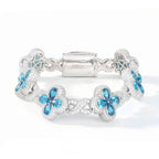 Fleur d’Éternité Moissanite Bracelet RainBow - HOUSE OF SHE