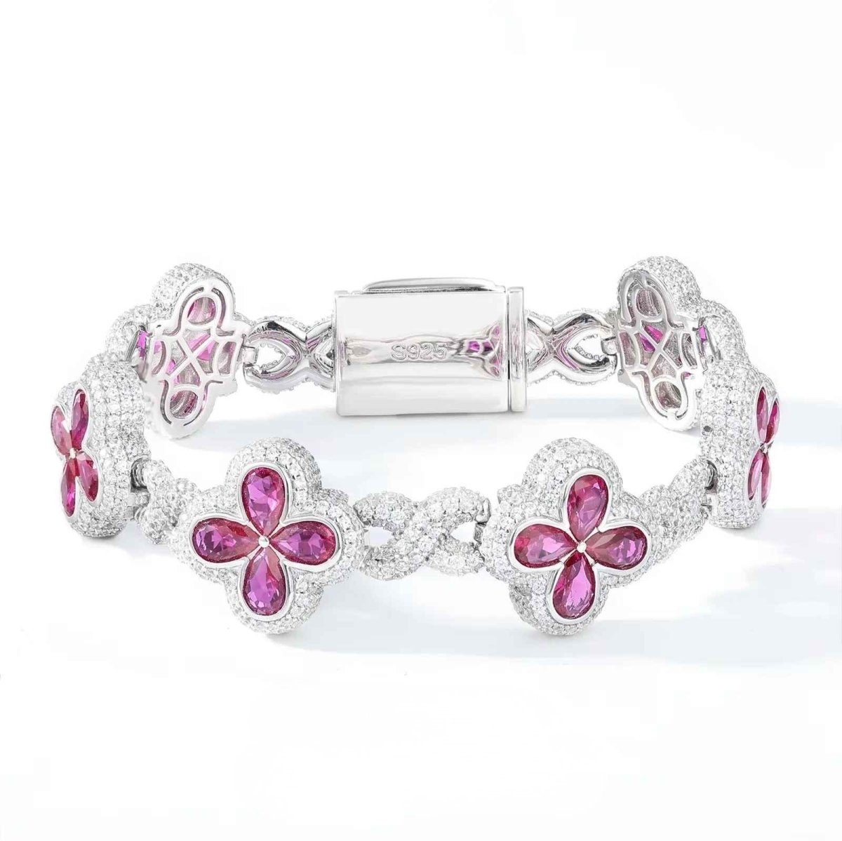 Fleur d’Éternité Moissanite Bracelet RainBow - HOUSE OF SHE