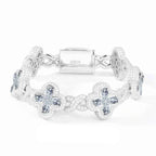 Fleur d’Éternité Moissanite Bracelet RainBow - HOUSE OF SHE