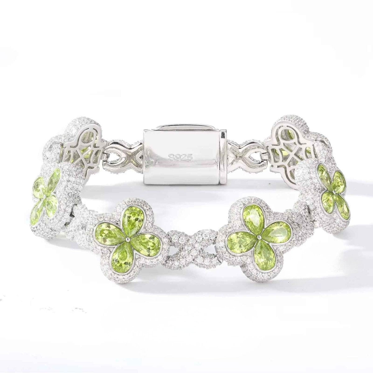 Fleur d’Éternité Moissanite Bracelet RainBow - HOUSE OF SHE