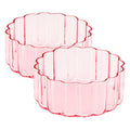 Flower Bowl Glassware, Set of 2 - HOUSE OF SHE