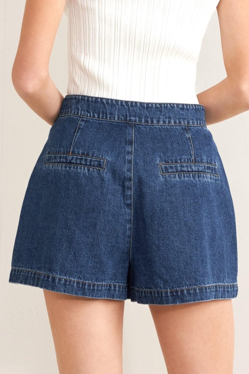 Forever Stylish Denim Shorts - HOUSE OF SHE