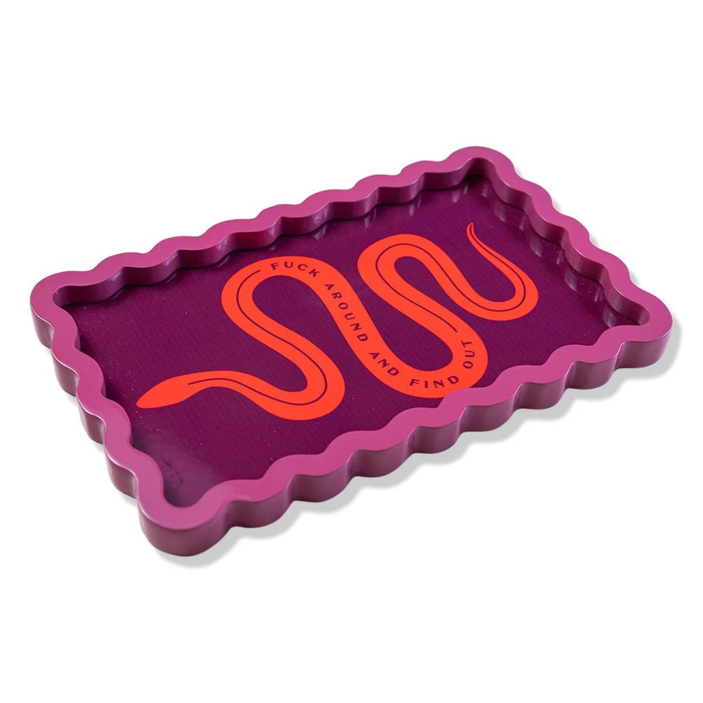 Fuck Around Lacquer Tray - HOUSE OF SHE