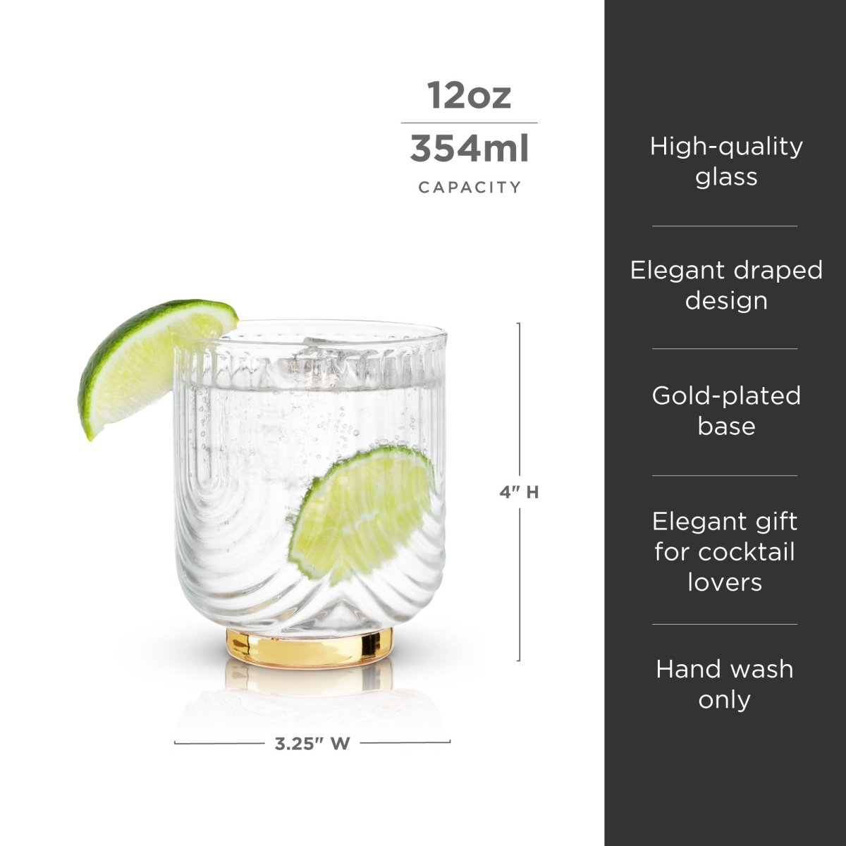 Gatsby Tumblers Set of 2 - HOUSE OF SHE