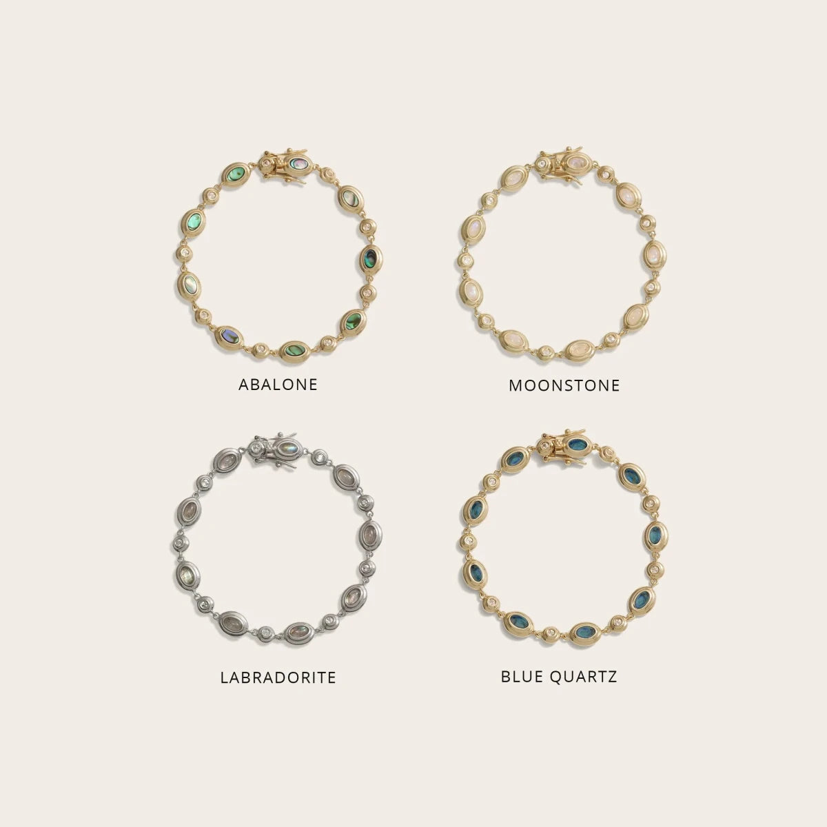 Gemstone Tennis Bracelet - HOUSE OF SHE