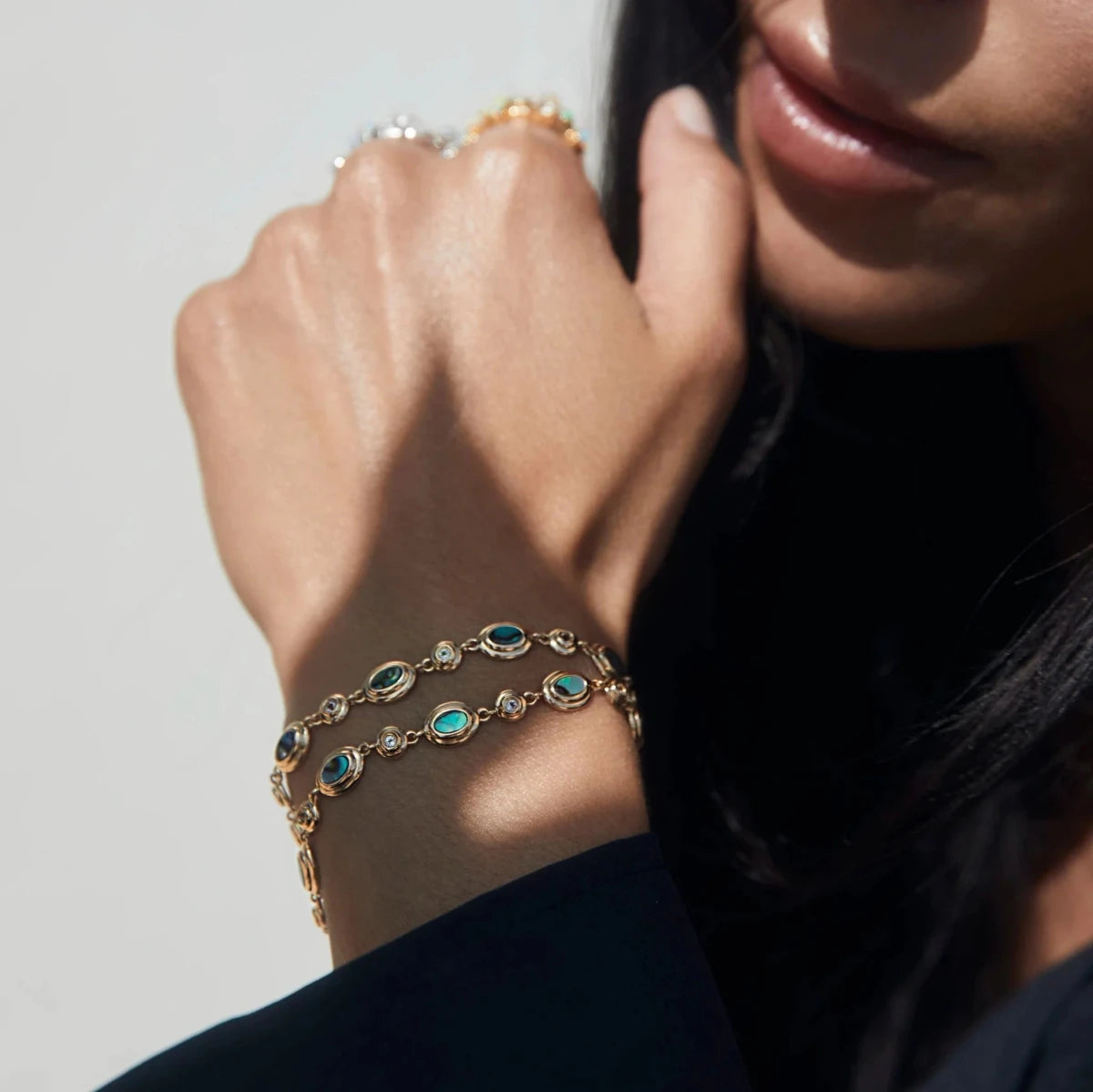 Gemstone Tennis Bracelet - HOUSE OF SHE