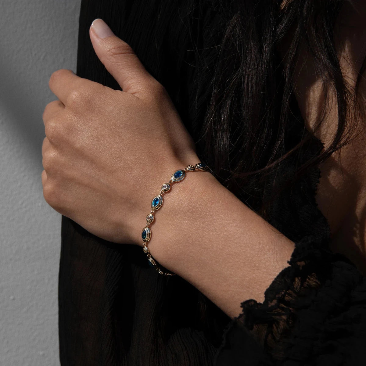 Gemstone Tennis Bracelet - HOUSE OF SHE