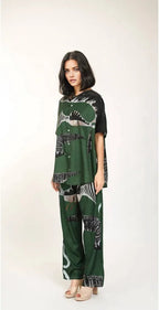 Ghana Printed Shirt and Pants Set - HOUSE OF SHE