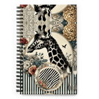 Giraffe Love Spiral Notebook - HOUSE OF SHE