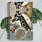 Giraffe Love Spiral Notebook - HOUSE OF SHE