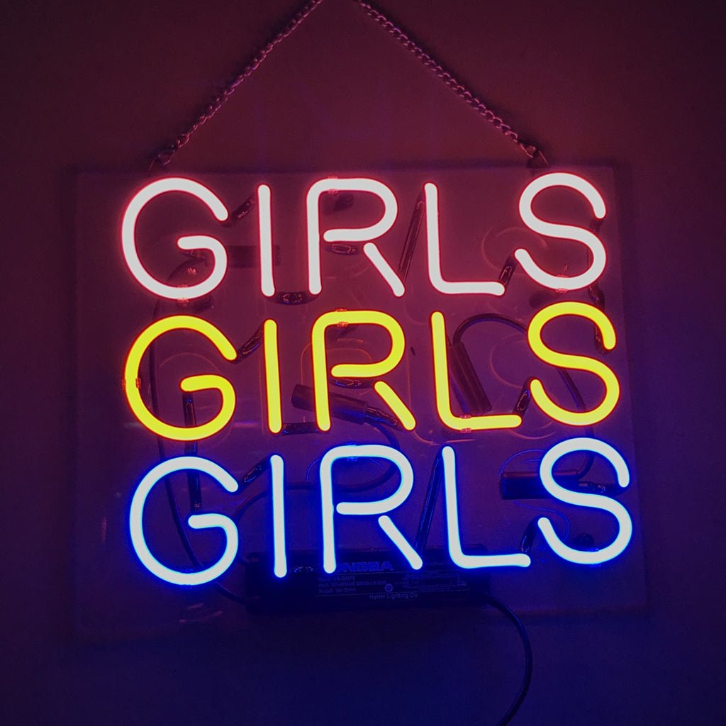 Girls Girls Girls Neon Signs - HOUSE OF SHE