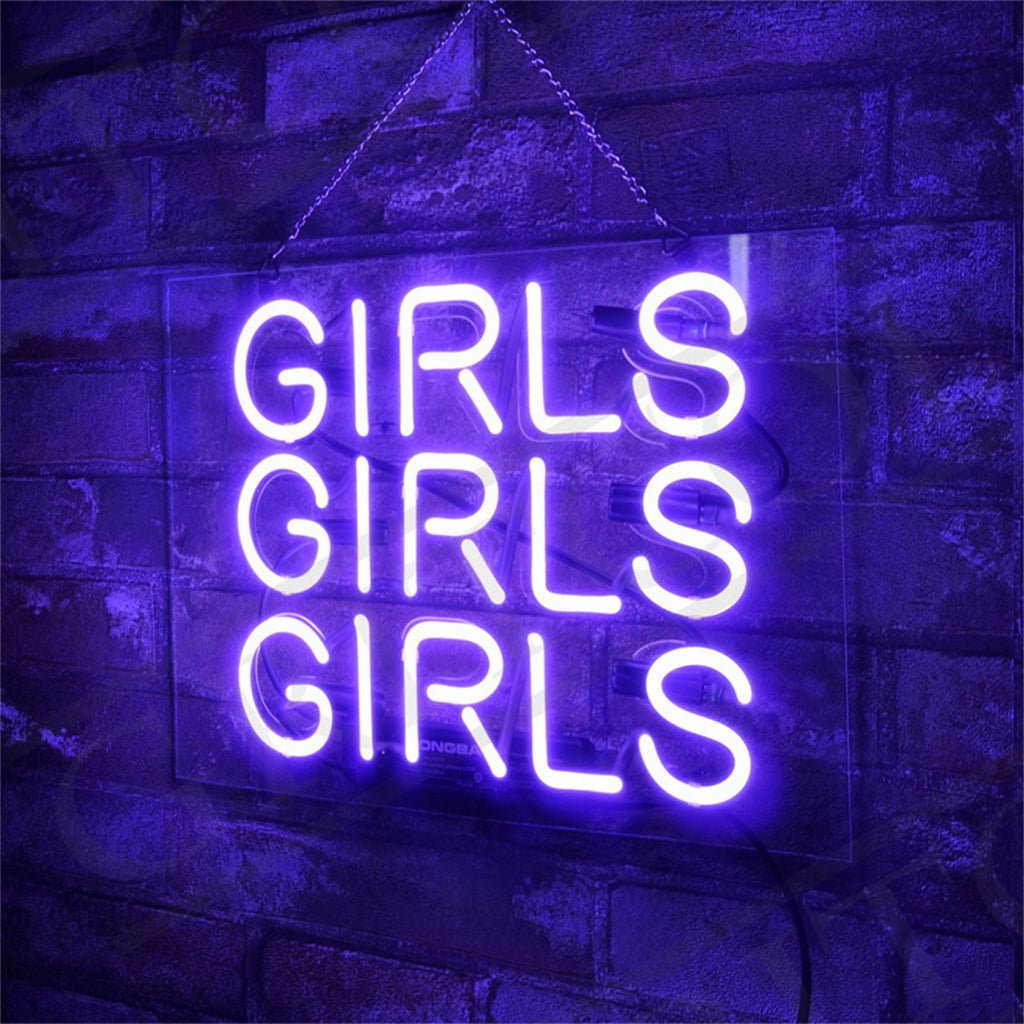 Girls Girls Girls Neon Signs - HOUSE OF SHE