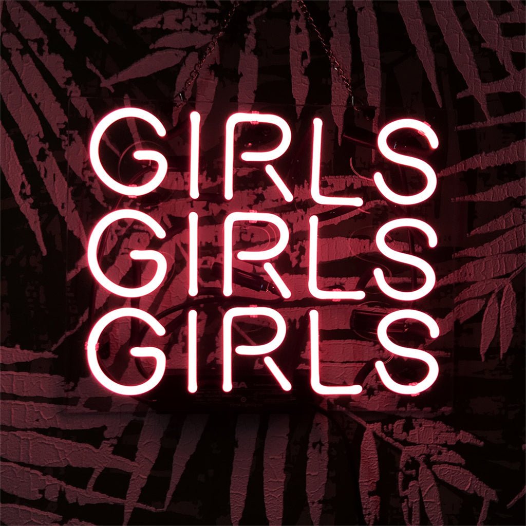 Girls Girls Girls Neon Signs - HOUSE OF SHE