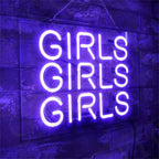Girls Girls Girls Neon Signs - HOUSE OF SHE