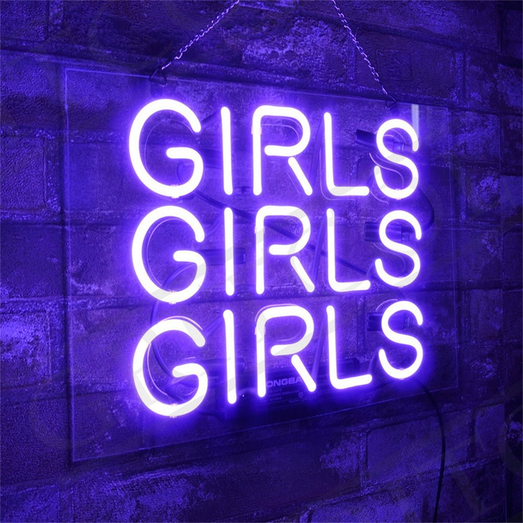 Girls Girls Girls Neon Signs - HOUSE OF SHE