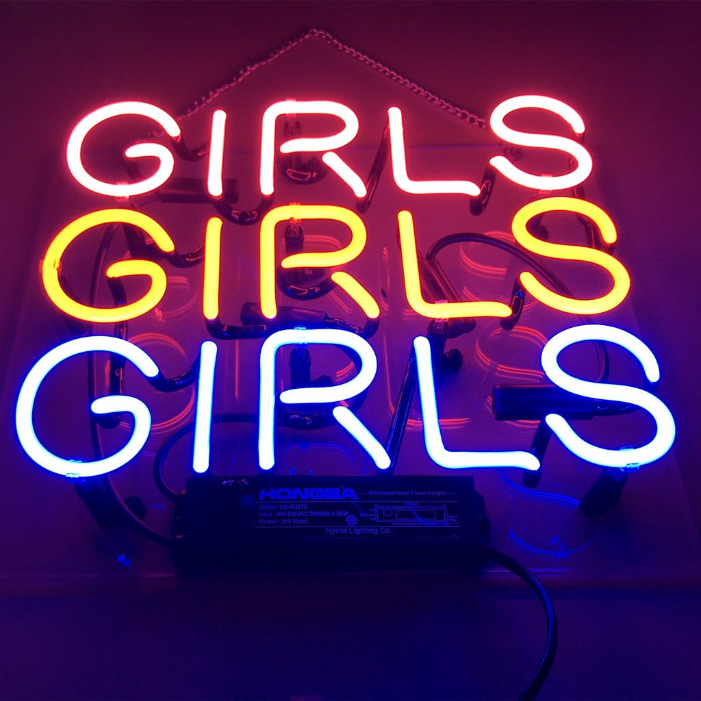 Girls Girls Girls Neon Signs - HOUSE OF SHE
