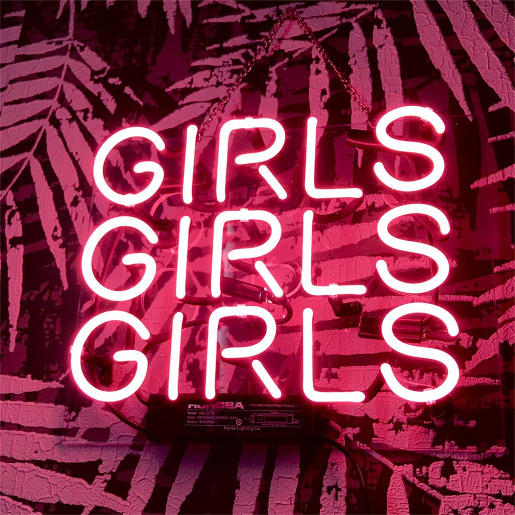 Girls Girls Girls Neon Signs - HOUSE OF SHE