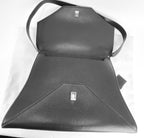 Givenchy Obsedia Medium Flap Black Pebbled Calfskin Satchel Hand Bag - HOUSE OF SHE
