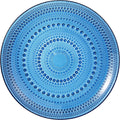 Glass Hobnail Dinner or Charger Plates | Set of 4 | Dark Blue - HOUSE OF SHE
