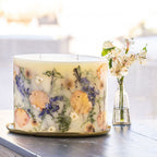 Gold Centerpiece Botanical Candle Plate - HOUSE OF SHE