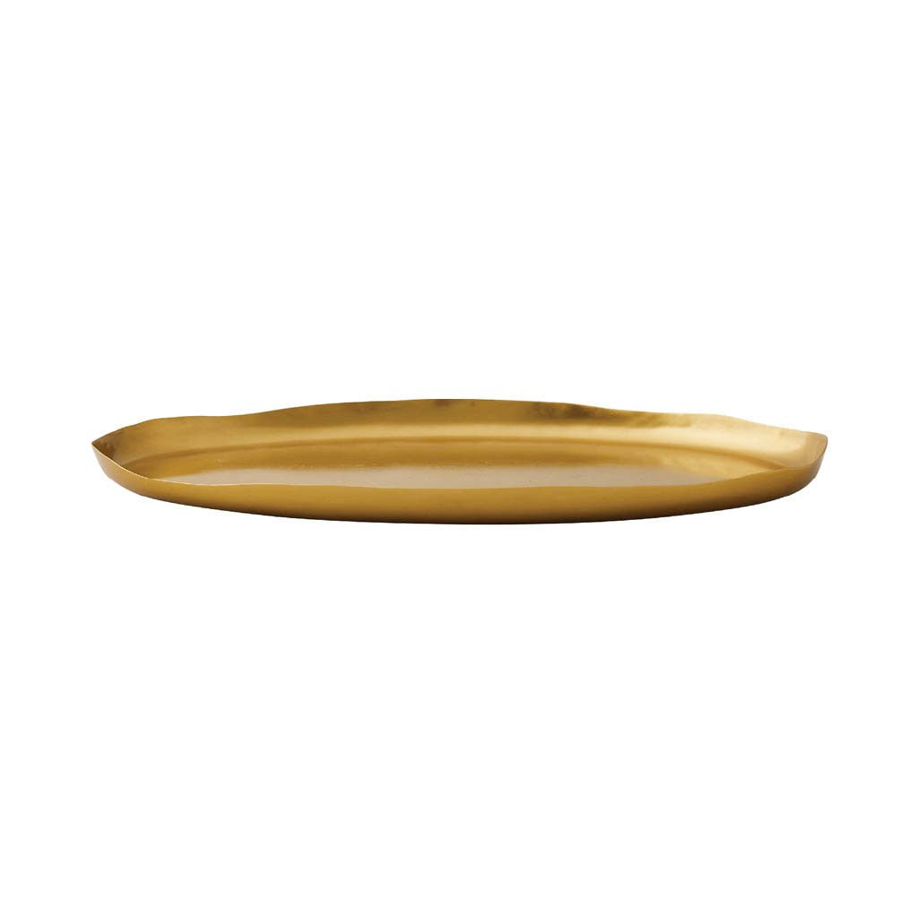 Gold Centerpiece Botanical Candle Plate - HOUSE OF SHE