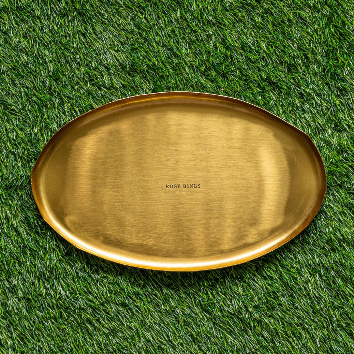 Gold Centerpiece Botanical Candle Plate - HOUSE OF SHE