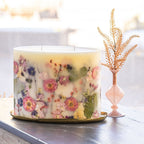 Gold Centerpiece Botanical Candle Plate - HOUSE OF SHE
