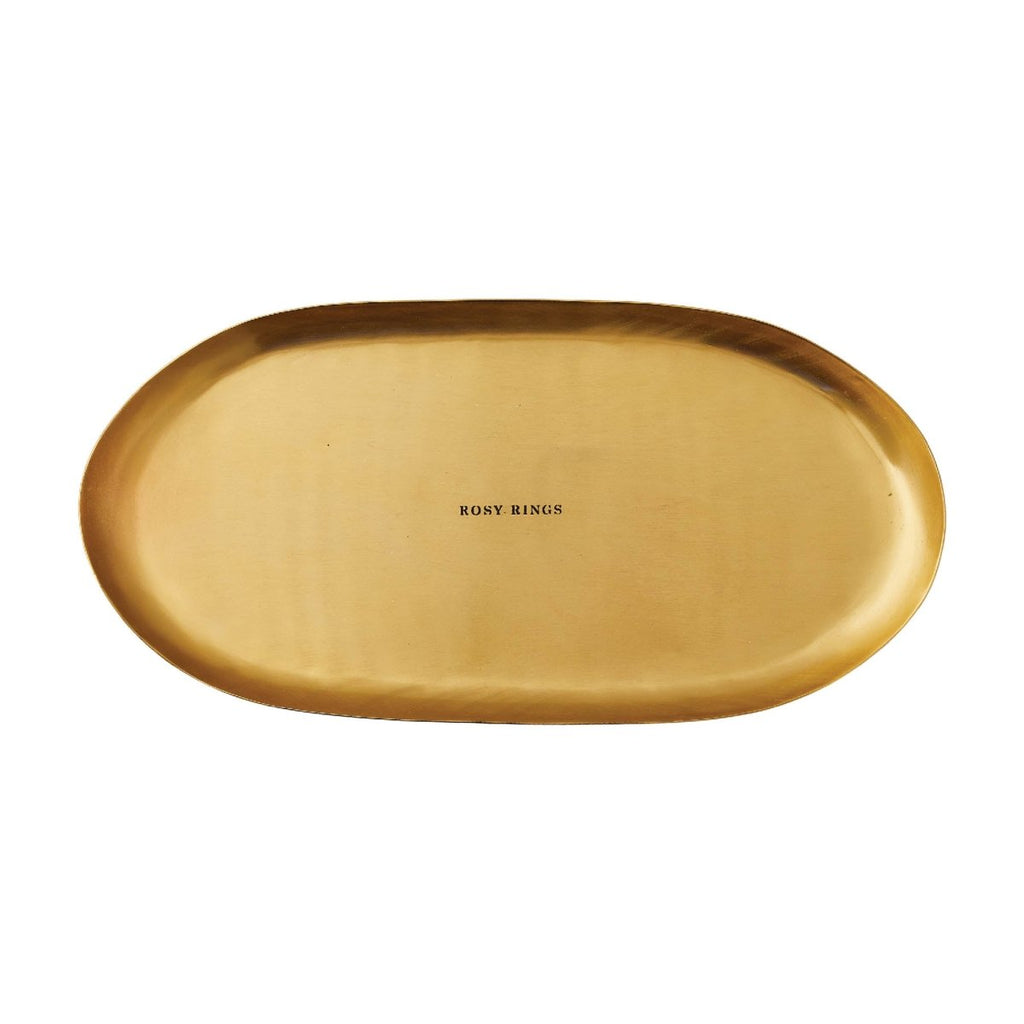 Gold Statement Botanical Candle Plate - HOUSE OF SHE