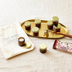 Gold Statement Botanical Candle Plate - HOUSE OF SHE