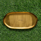 Gold Statement Botanical Candle Plate - HOUSE OF SHE