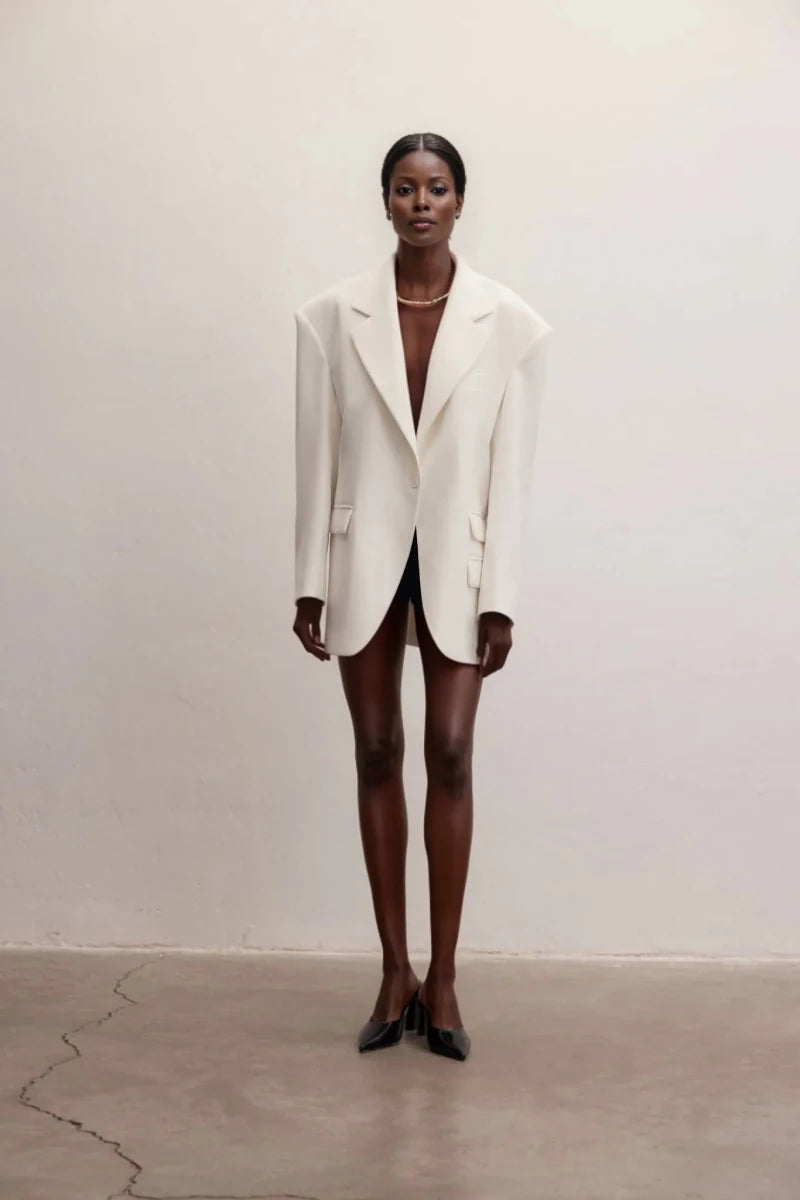 Grace Jones Structured Blazer - HOUSE OF SHE