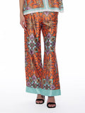 Gracia Fashion Women's Paisley Print Wide Leg Pants - HOUSE OF SHE