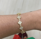 Gracie Clover Tennis Bracelet - HOUSE OF SHE