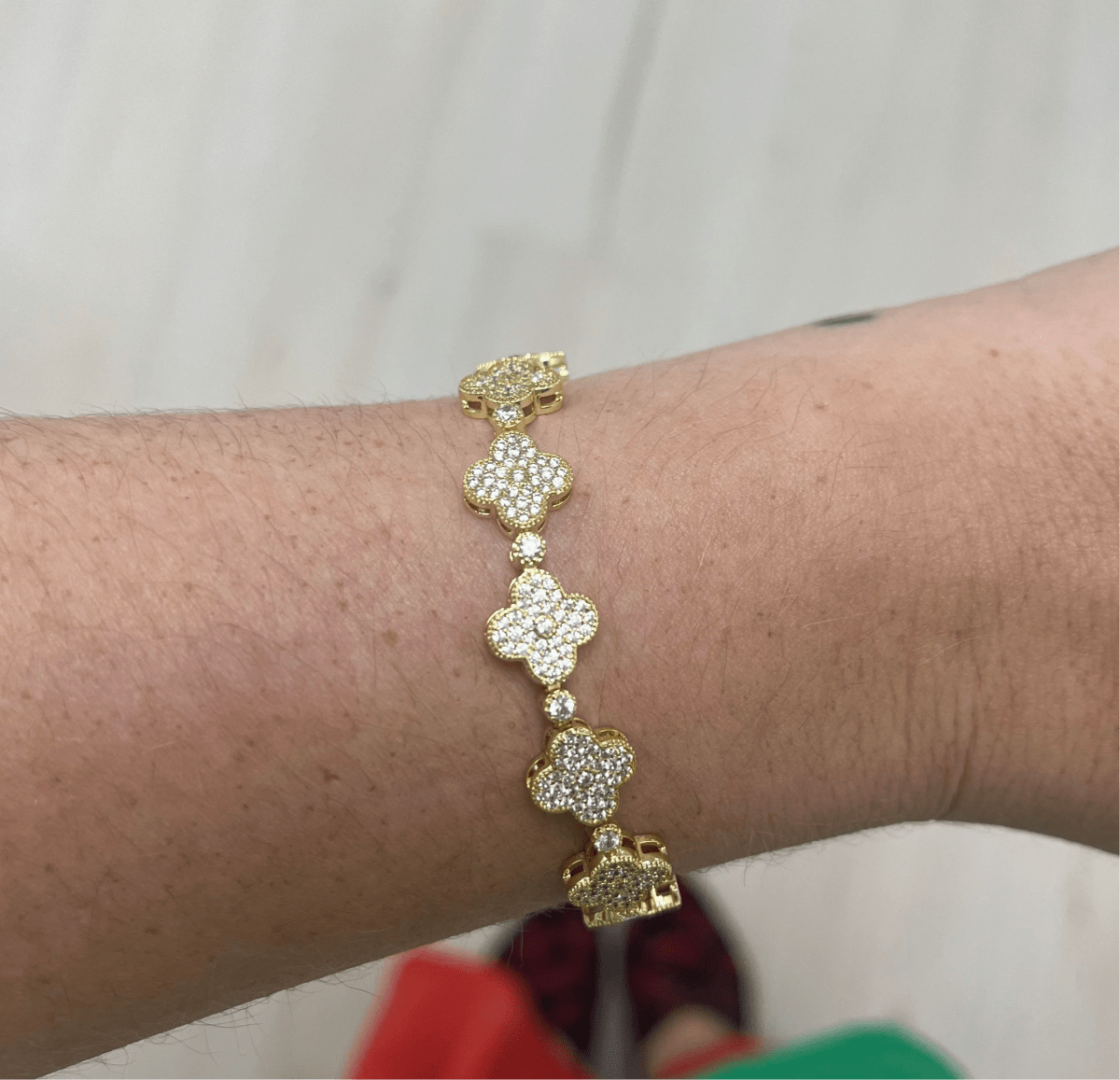 Gracie Clover Tennis Bracelet - HOUSE OF SHE