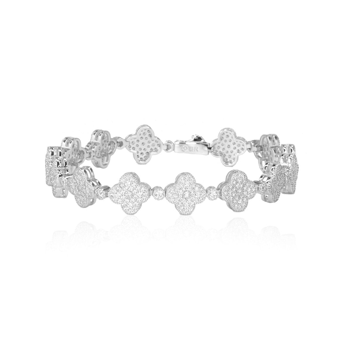 Gracie Clover Tennis Bracelet - HOUSE OF SHE
