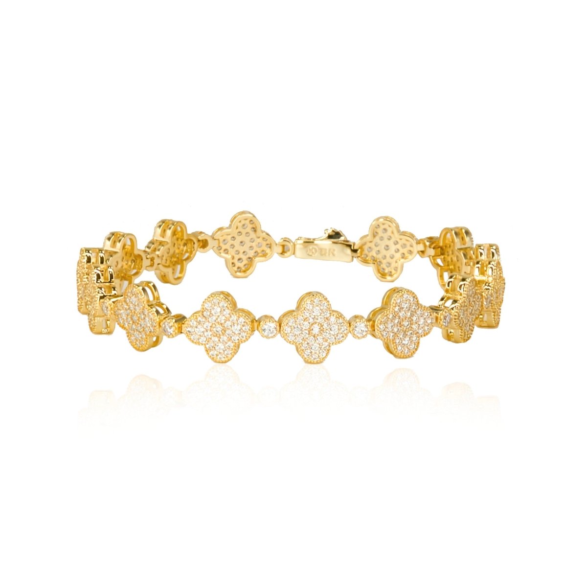 Gracie Clover Tennis Bracelet - HOUSE OF SHE