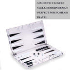 Hampton Acrylic Backgammon Set - HOUSE OF SHE
