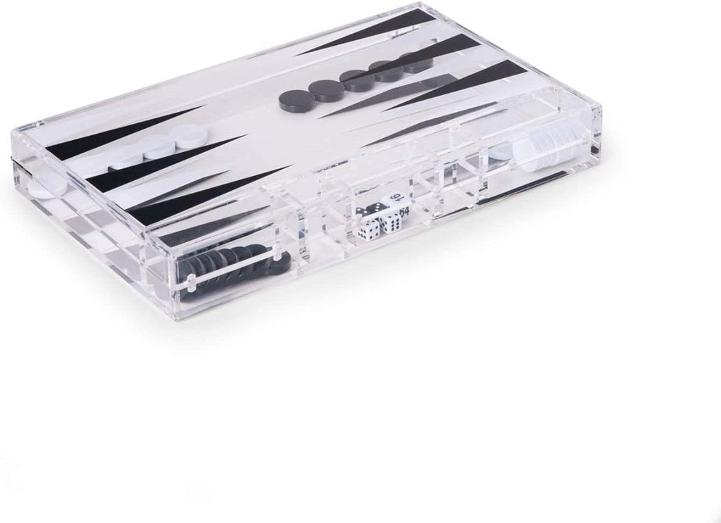 Hampton Acrylic Backgammon Set - HOUSE OF SHE