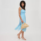 Harper Evening Natural Vegan Studded Bag - HOUSE OF SHE