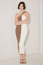 HEADLINER ENERGY SWEATER KNIT MIDI DRESS - HOUSE OF SHE