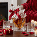 Heart Decanter Whiskey Wine Decanter Set By Organ Aerator Funny Gift For That Someon - HOUSE OF SHE