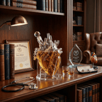 Heart Decanter Whiskey Wine Decanter Set By Organ Aerator Funny Gift For That Someon - HOUSE OF SHE
