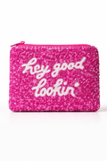 Hey Good Lookin’ Beaded Coin Pouch - HOUSE OF SHE