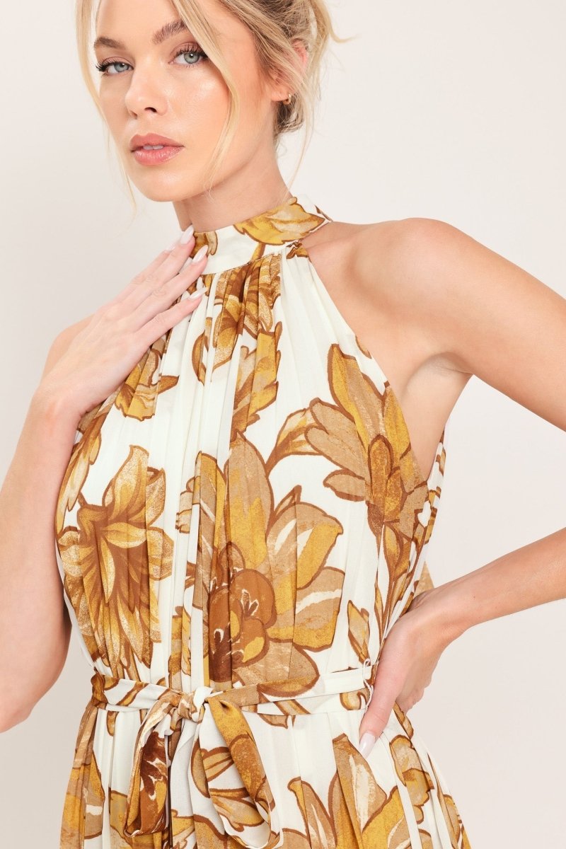 HONEY LUXE WOVEN MAXI DRESS - HOUSE OF SHE