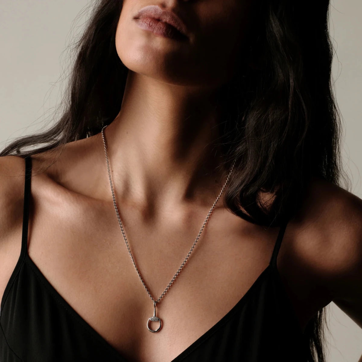 Horsebit Charm Link Necklace - HOUSE OF SHE