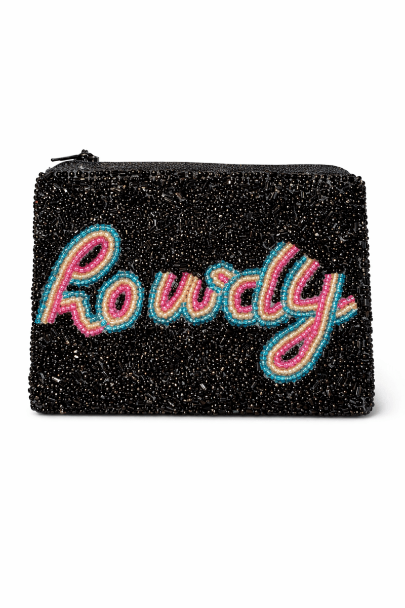 Howdy Darling Beaded Pouch - HOUSE OF SHE