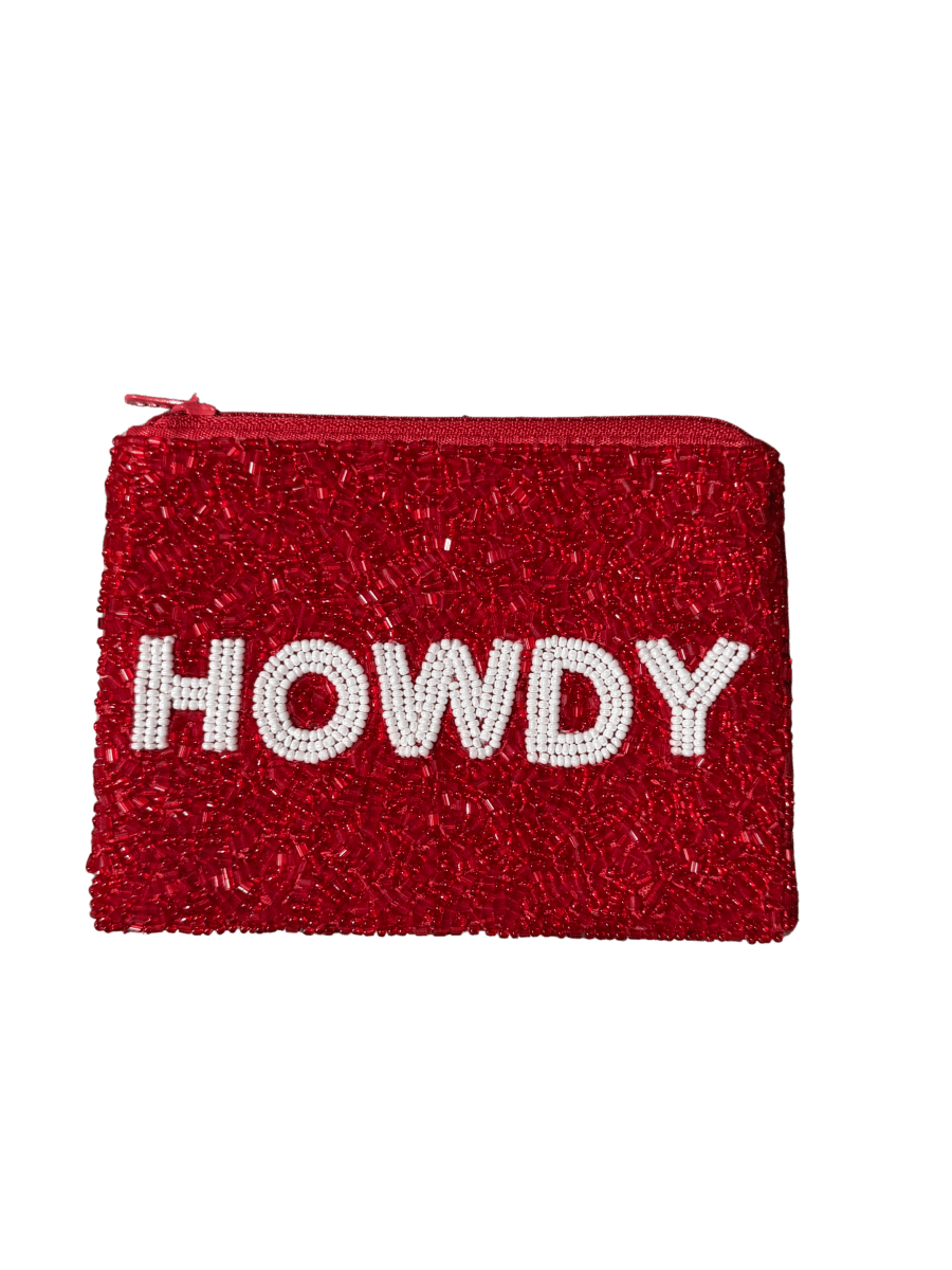 Howdy Darling Beaded Pouch - HOUSE OF SHE