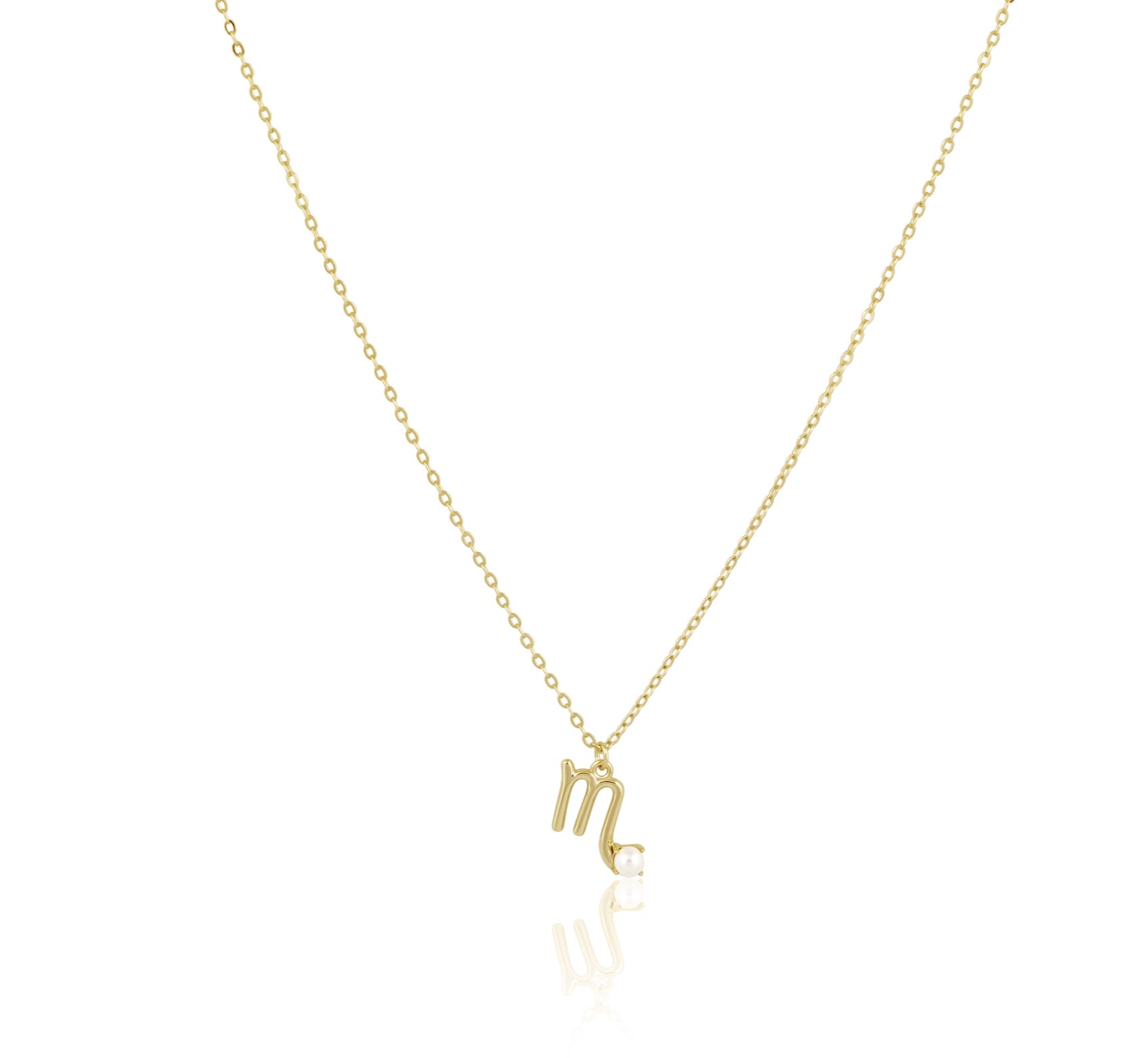 Zodiac Pearl Necklace