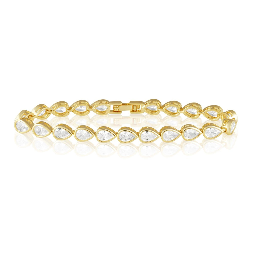 Ines Raindrop Tennis Bracelet - HOUSE OF SHE