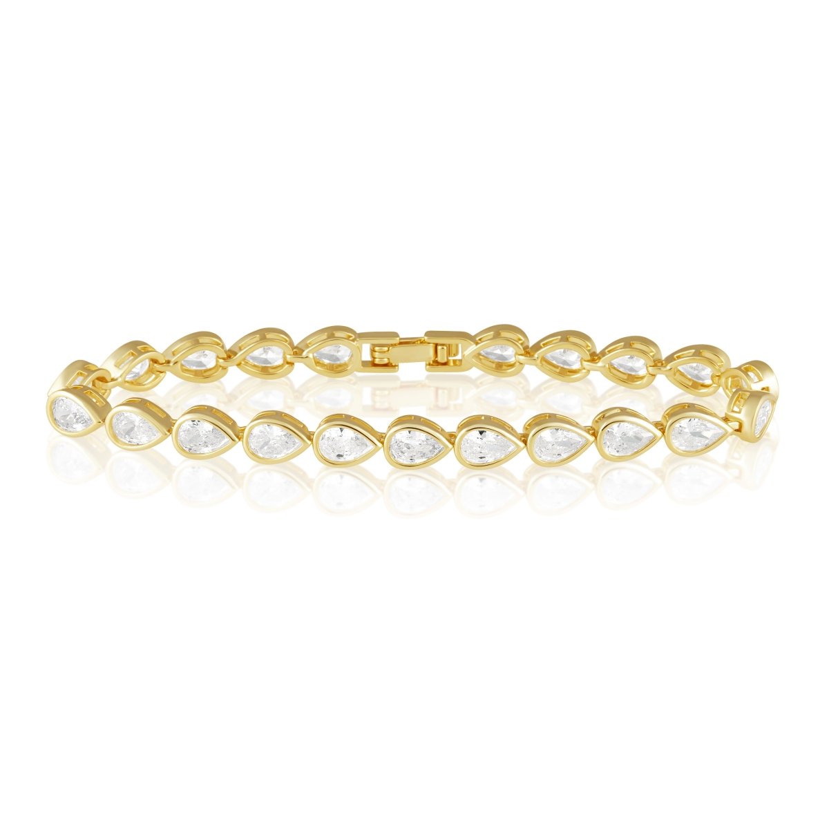 Ines Raindrop Tennis Bracelet - HOUSE OF SHE